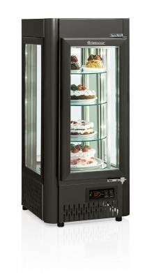 VITRINE REFRIGERADA PARA BOLOS Giratória GEVB-050PR (80070.09) Gelopar