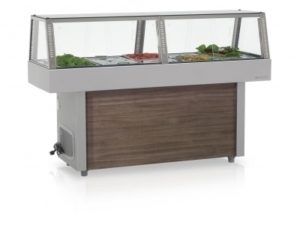 MESA REFRIGERADA – PORTAS VIDROS DESLIZANTES Linha Buffet Self-Service GMRF-190 (80151.00) Gelopar