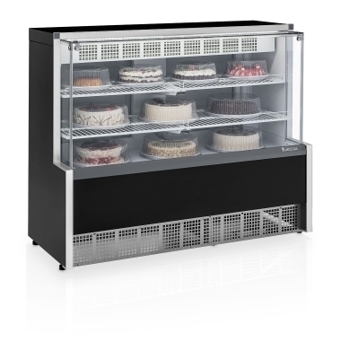 VITRINE REFRIGERADA CONFEITARIA Dupla Função GPEA-140RPR (80786.09) Gelopar