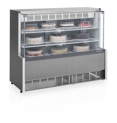 VITRINE REFRIGERADA CONFEITARIA Dupla Função GPEA-140RTI (80786.10) Gelopar