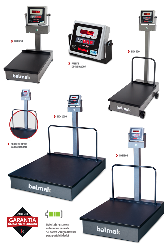 Balança híbrida de plataforma BK-H Balmak